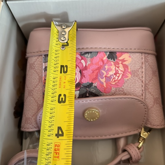 🆕 STEVE MADDEN Micro Flower Floral Top Handle Crossbody Purse Bag BLUSH PINK - Picture 7 of 11